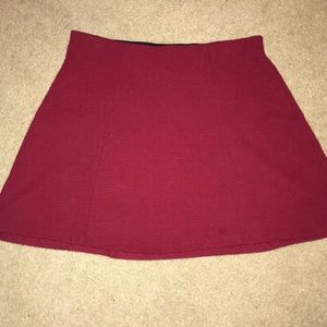 Burgundy Skirt